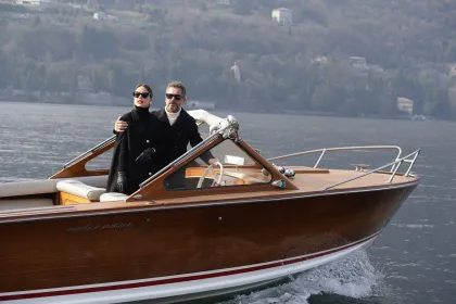 Private klassische Bootstour auf dem Comer See mit Prosecco