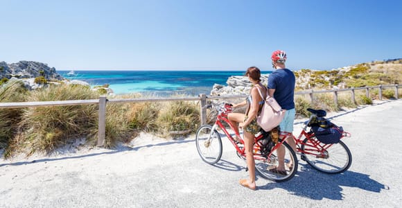 Von Perth aus: Rottnest Island Fähre und Fahrradtour