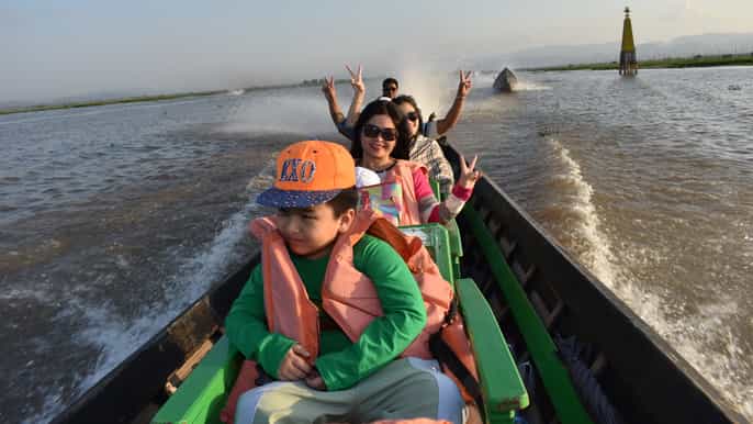 from nyaung shwe fullday boat trip on inle lake