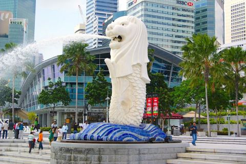 Singapore: tour di mezza giornata e transfer da/per l'hotel