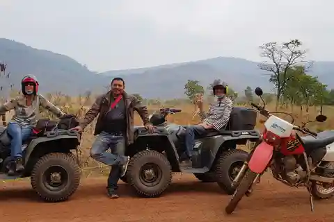 Siem Reap: Passeio de moto-quatro de 4 horas pelo campo