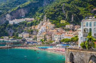 Von Neapel aus: Pompeji und Amalfiküste Ganztagestour private Tour