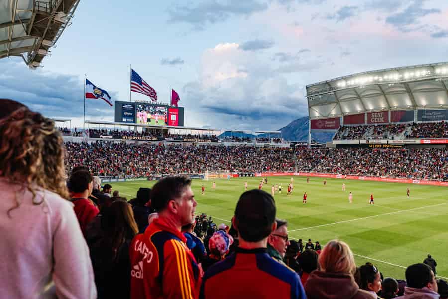 Ticket für ein Fußballspiel von Real Salt Lake im America First Field. Foto: GetYourGuide