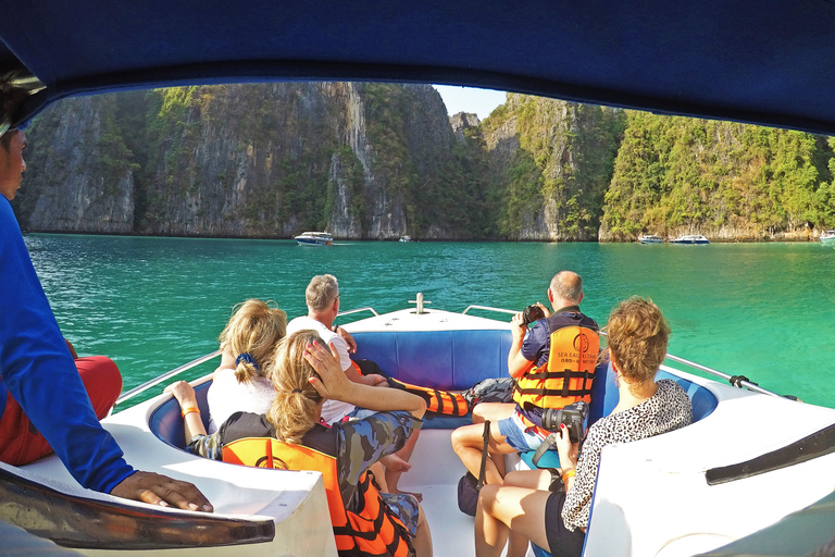 Krabi: Phi Phi Early Bird & 4 Island by Speedboat with Lunch Krabi: Phi Phi Sunrise & 4 Islands by Speedboat with Lunch