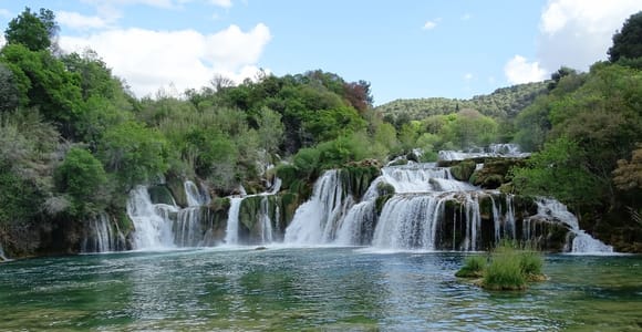 Ausflug zu den Krka-Wasserfällen von der Makarska Riviera aus