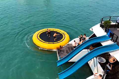 Hanoi:Halong Catamaran 5* Day Cruise,champoline,water slide Without Transfer Service