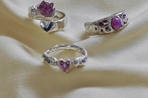 Hanoi: Silver Clay Ring Workshop with Unlimited Gemstones