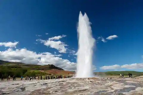 Reykjavik: Golden Circle dagstur med valfri blå lagun