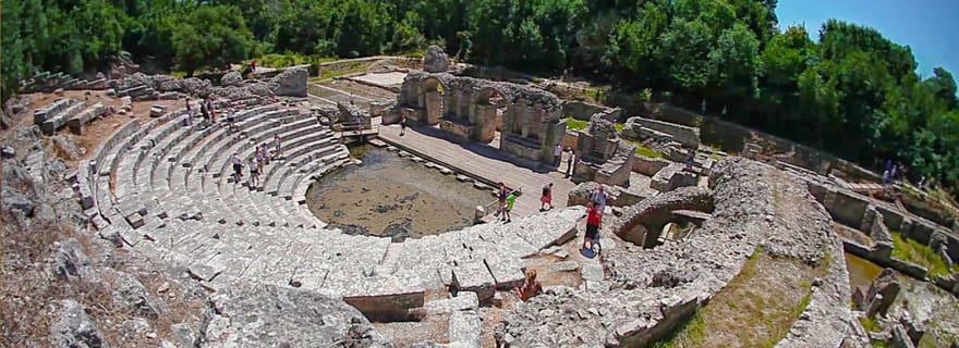 Excursion d'une journée à Saranda et au parc national de Butrint depuis Corfou