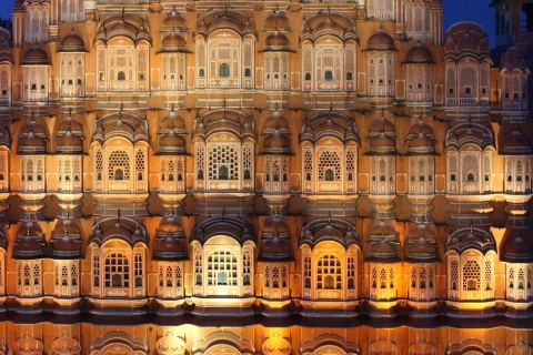 Von Delhi: Privat geführter Tag in Jaipur mit dem AutoPrivat frühmorgens am selben Tag Jaipur mit dem Auto von Delhi