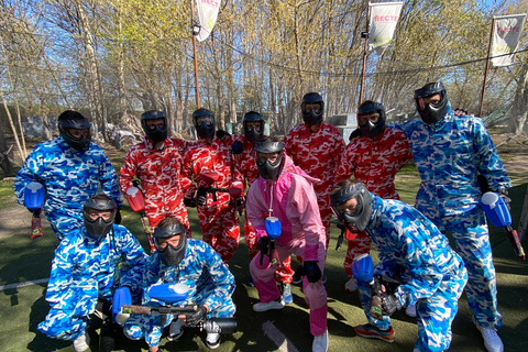 Aventura de paintball: Guia especializado e traslados incluídos!