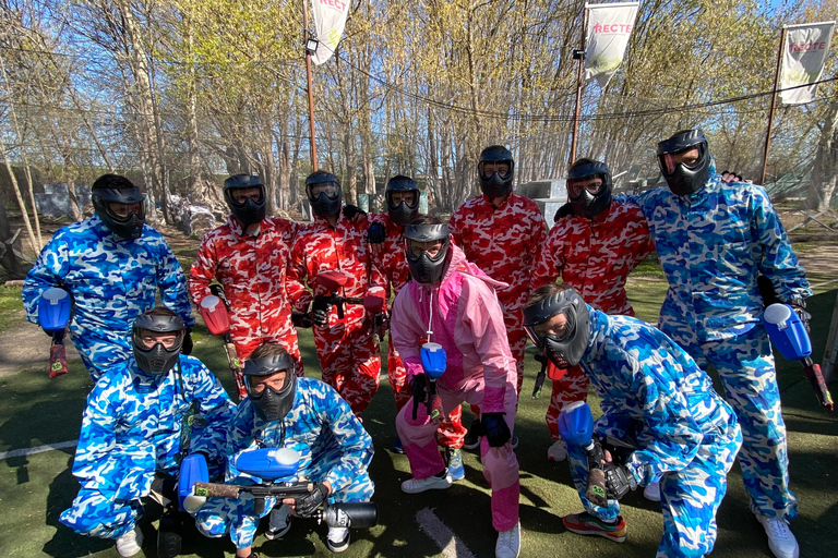 Aventura de paintball: Guia especializado e traslados incluídos!