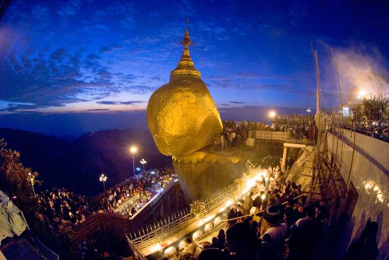 De Yangon: excursão de dia inteiro a Golden Rock