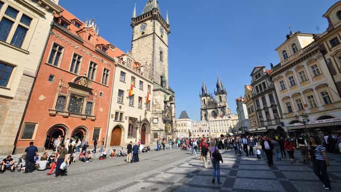prague old town and jewish quarter 2.5hour walking tour