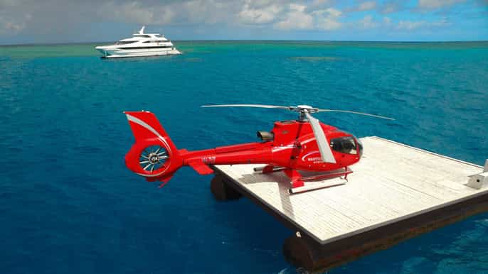 explore cairns helicopter ride reef cruise and kuranda