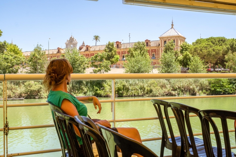 Sevilla: Minibus-Tour, Aquarium und Bootstour