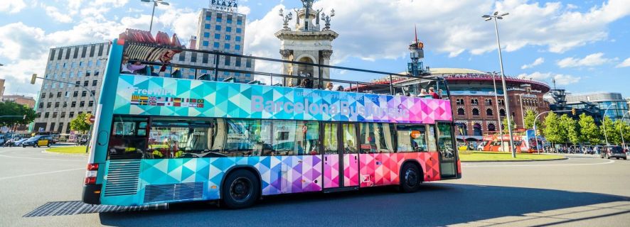 Barcelona: Bilhete de Ônibus Hop-On Hop-Off de 1 ou 2 Dias