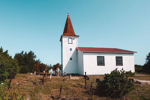 Vanuit Tallinn: Prangli eiland wandeling en sauna tour