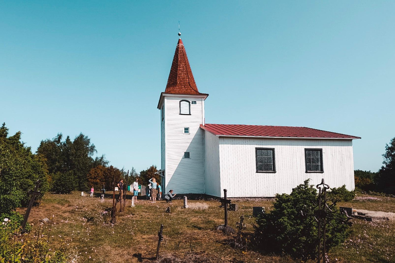Vanuit Tallinn: Prangli eiland wandeling en sauna tour