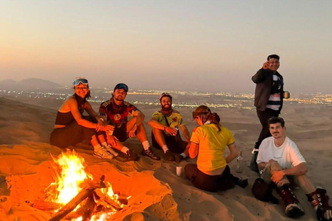 Huacachina: Dune Buggy, Sandboard, Sunset, and Campfire with Cocktails