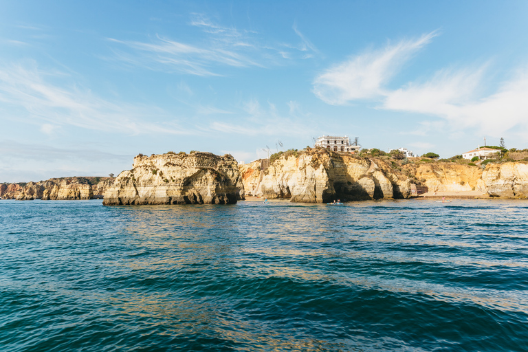 Depuis Lagos : kayak et exploration de grottes en bateau