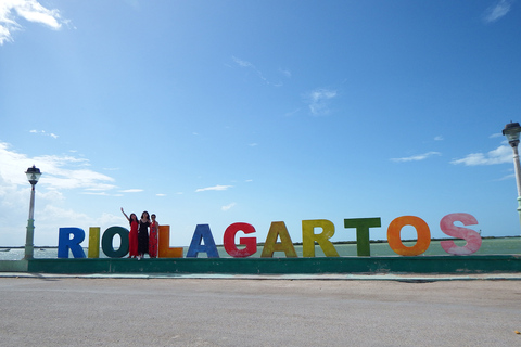 Depuis Cancún : excursion aux lacs roses de Las ColoradasDepuis Cancún : journée à Las Coloradas et à Ek Balam