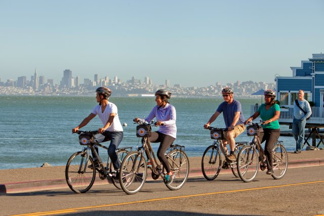 San Francisco: Ganztägiger Fahrradverleih