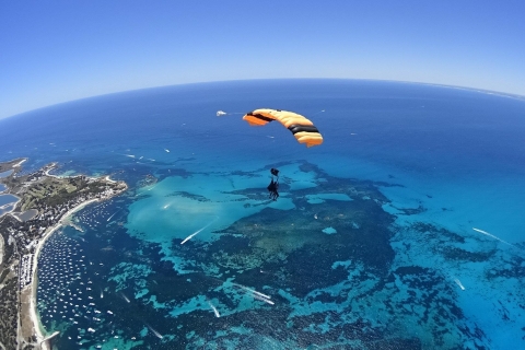 Rottnest Island : saut en parachute en tandemSaut en tandem à 10 000 pieds sur l'île de Rottnest