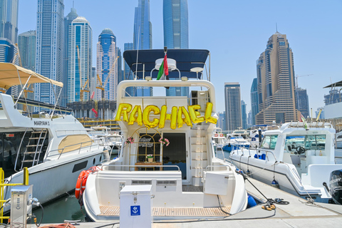 2 Hour Birthday Celebration on a Yacht in Dubai 3 Hours Birthday Yacht tour