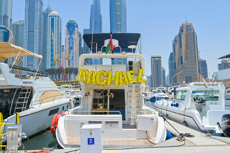 2 Hour Birthday Celebration on a Yacht in Dubai 3 Hours Birthday Yacht tour