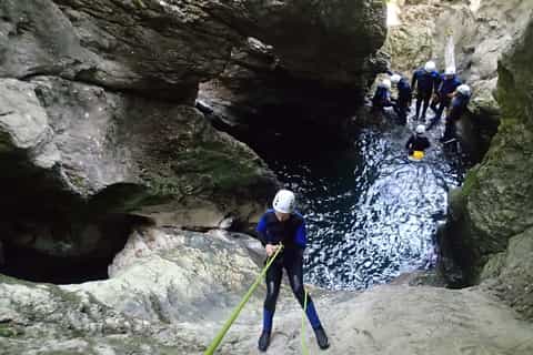 Bled: 3-Hour Exclusive Lake Bled Canyoning Adventure