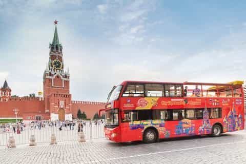 Moscow: Hop-On Hop-Off Bus Tour and Boat Options