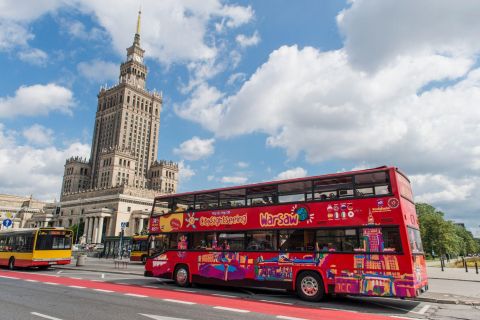 Warschau: hop on, hop off-bustour