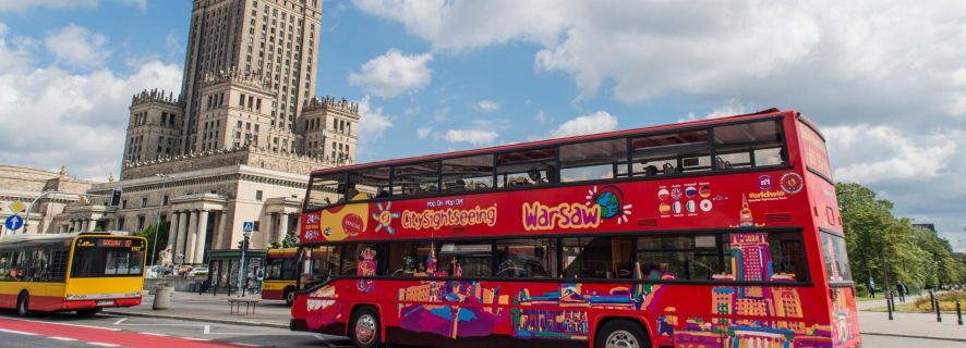 Warschau: Hop-On-Hop-Off-Bus-Tour