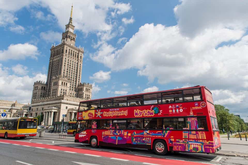 Hop-on/Hop-off-Bus in Warschau