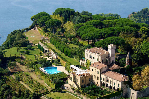 Villa Cimbrone i Ravello och Amalfikusten från Rom