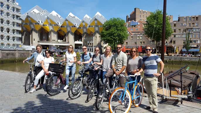 rotterdam highlights bike tour small group