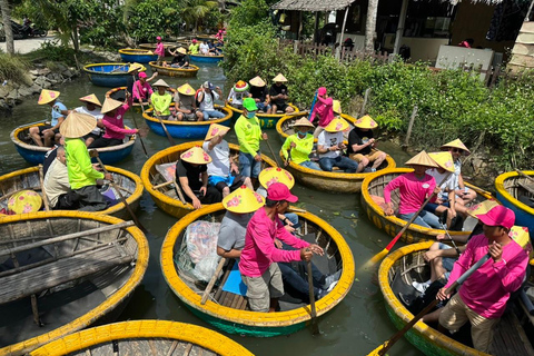 Da Hoi An: Giro in barca con cesto di bambù nella foresta di cocco di Bay MauTour con punto di incontro a Hoi An