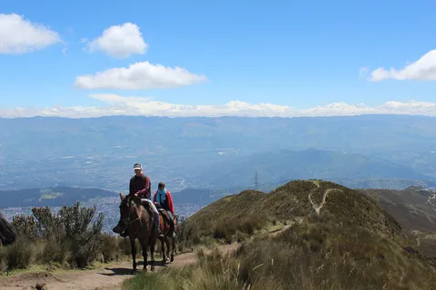Quito Tour, Teleferico & Pichincha Volcano Horseback Ride