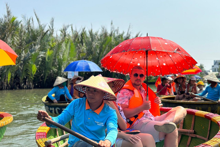 Hoi An: boottocht met Cam Thanh-mandKaartje voor de mandboot met hoteltransfers