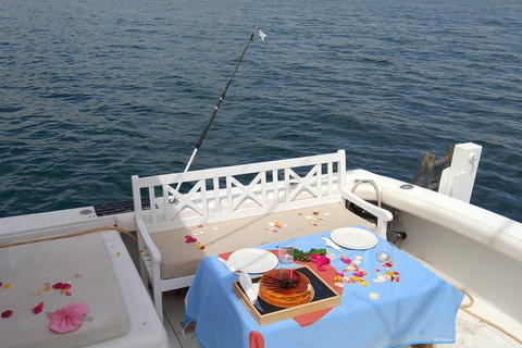 Agadir: Private Luxury Boat Cruise with Swimming & Pickup
