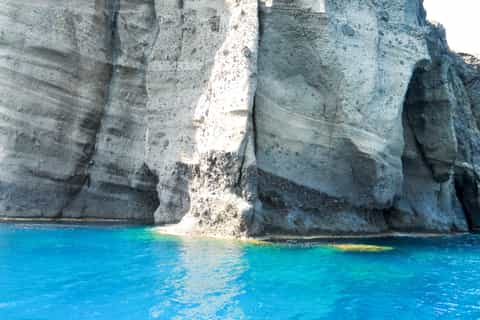 Santorini: All-Inclusive Luxury Catamaran Small Group Cruise