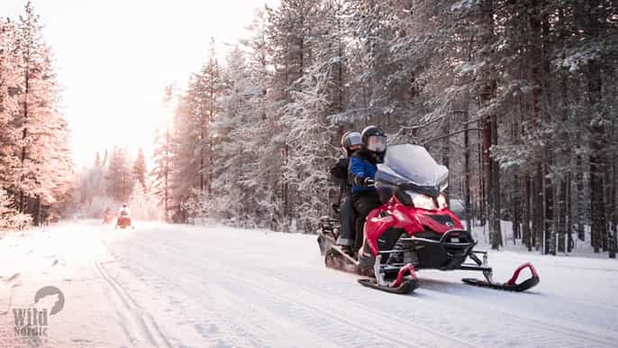 rovaniemi easy snowmobile safari
