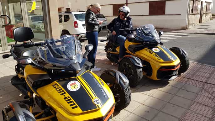 fuerteventura balade sur la plage en canam spyder rt