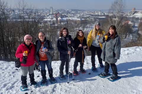 Vilnius Panoramic Hills Snowshoe Tour