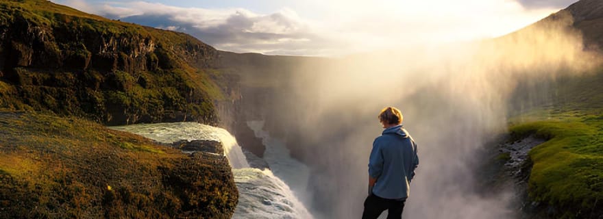 Excursion privée au Cercle d'Or avec prise en charge à l'aéroport de Keflavik