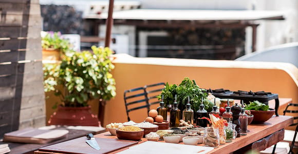 Santorini Cooking Class with Wine Tasting & Lunch