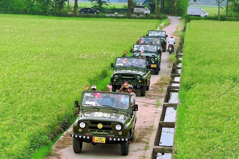 从河内出发：宁平吉普车探险之旅（华闾、长安、木阿）From Hanoi: Ninh Binh Jeep Adventure – Hoa Lu, Trang An, Mua
