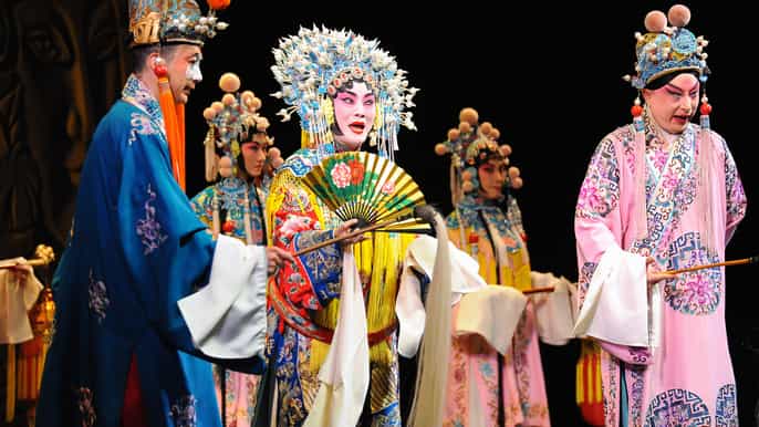 beijing peking opera show and optional transfer