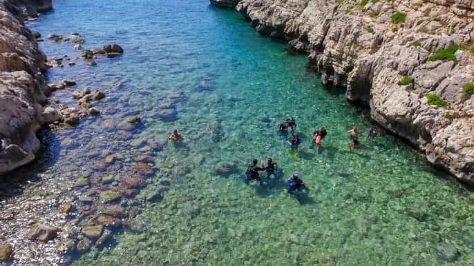 from chania scuba diving for beginners